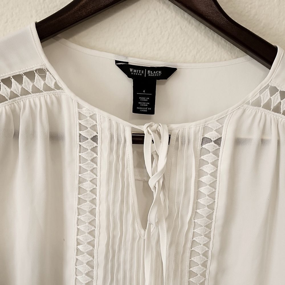 - WHBM white blouse S - Picture 2 of 7